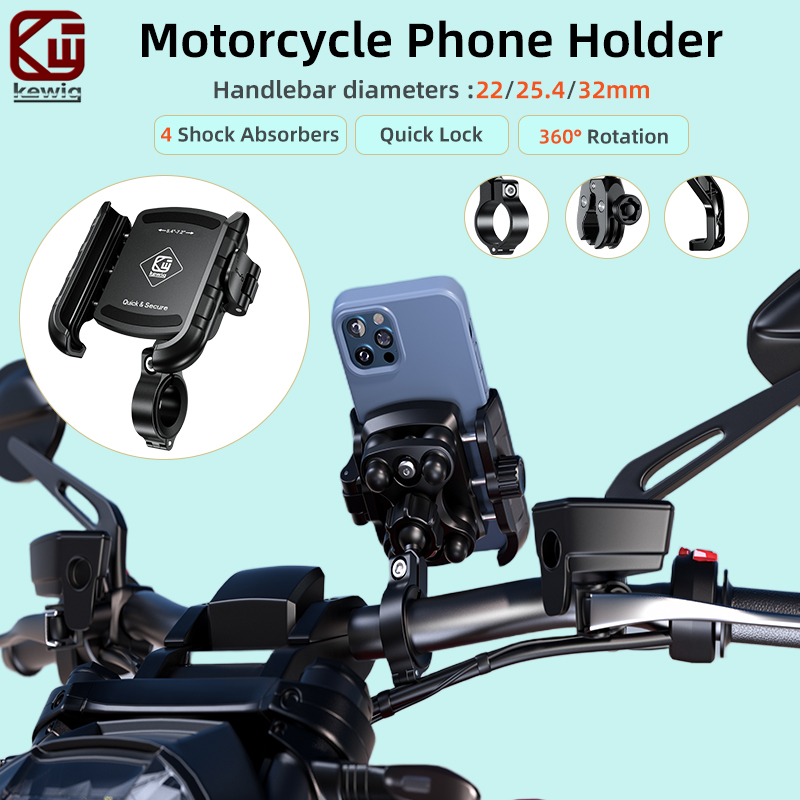 Commuter Bike Lock - Kewig M8SP Penyangga Ponsel Motor dengan