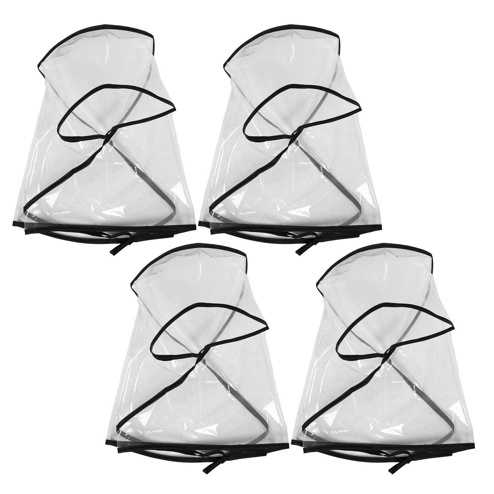 4 Buah Pelindung Topi Plastik  - Cycling Commute In Rain ulasan dan harga